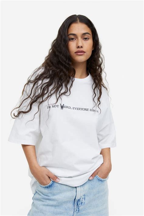 oversized t shirt h&m.